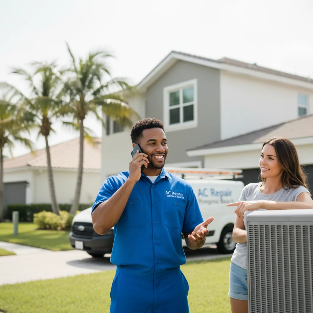 AC Repair Pompano Beach customer support in Bensalem